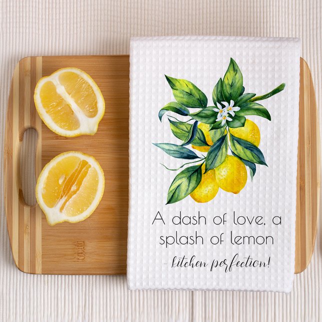 Lemon Watercolor  Tea Towel (Creator Uploaded)