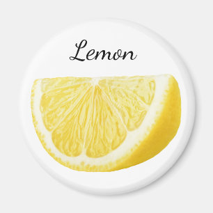 Lemon wedge magnet