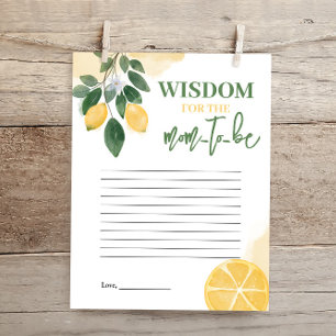 Lemon What is in Mummy purse Baby Shower Game