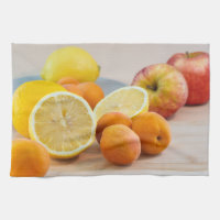 Lemon With Apricots And Apples Food Photography