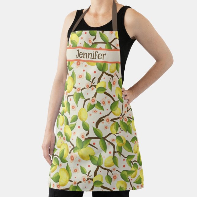 Lemon Women's Modern Fun Apron Inspirivity (Creator Uploaded)