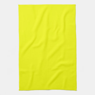 Lemon Yellow Accent Decor Colour Customise This Tea Towel