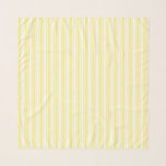 Lemon yellow and white candy stripes scarf<br><div class="desc">Lemon yellow and white candy stripes</div>