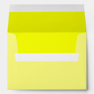 Lemon Yellow Background Colour Customise This! Envelopes