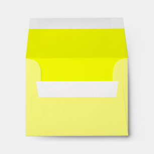 Lemon Yellow Background Colour Customise This! Envelopes