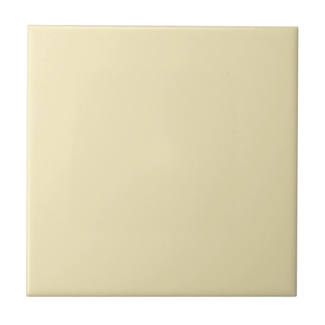 Lemon Yellow Chiffon Square Kitchen and Bathroom Ceramic Tile (Front)