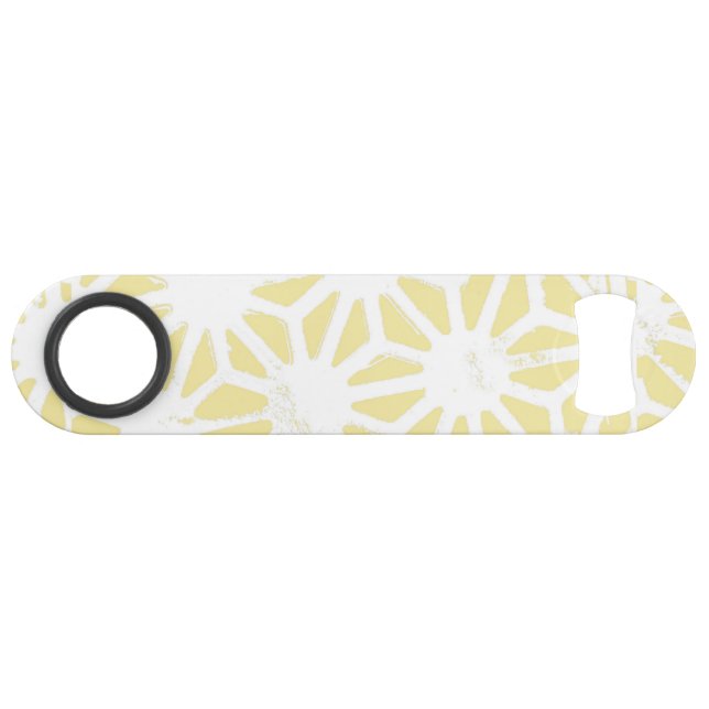 Lemon yellow geometric pattern (Front (Horizontal))