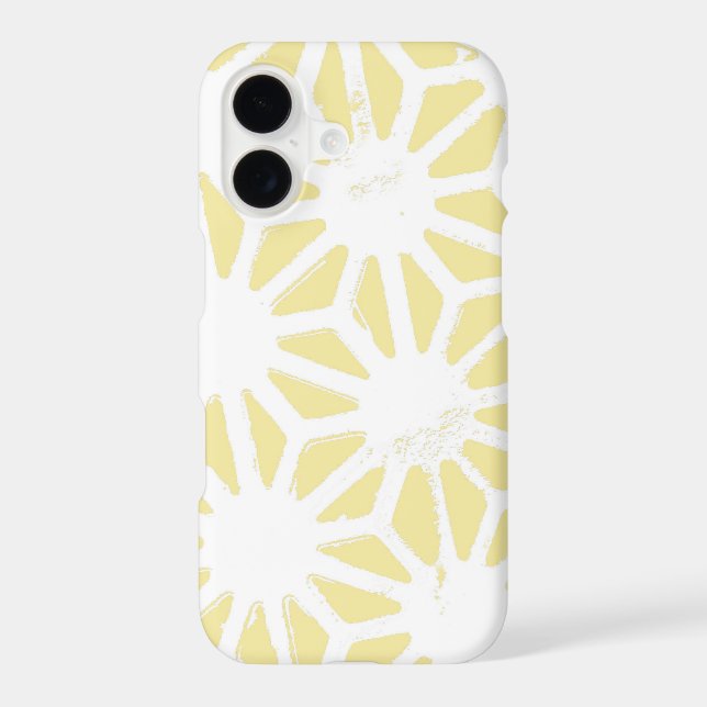Lemon yellow geometric pattern (Back)
