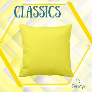 Lemon Yellow Indoor Cushion