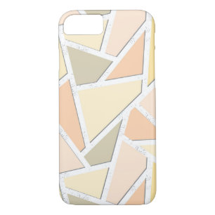 Lemon yellow mosaic pattern iPhone 8/7 case