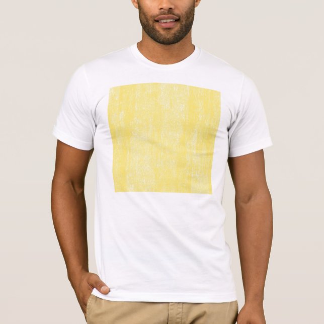 Lemon Yellow Paint Effect T-Shirt (Front)