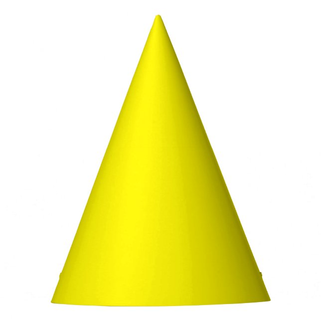 Lemon Yellow Party Hat (Front)