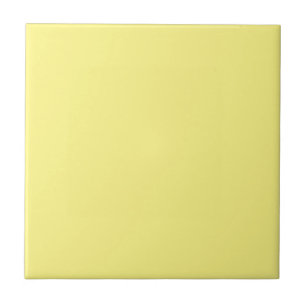 Lemon yellow, solid colour, ceramic tile