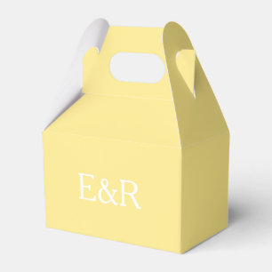 Lemon Yellow Sorbet Ice Cream Gelato Ices Favour Box