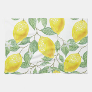 Lemon Yellow Tea Towel