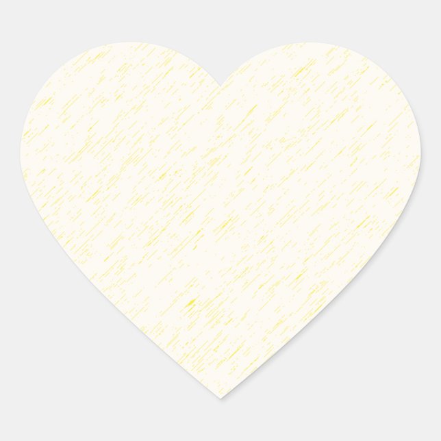 Lemon Zest print - yellow faun accessories custom Heart Sticker (Front)