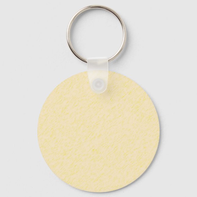 Lemon Zest print - yellow faun accessories custom Key Ring (Front)