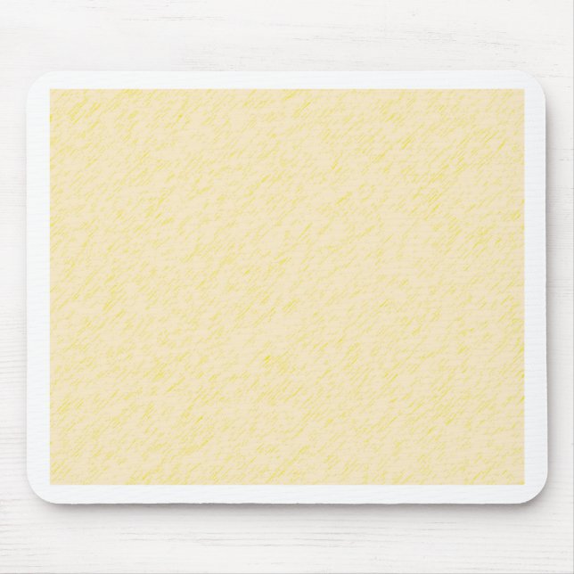 Lemon Zest print - yellow faun accessories custom Mouse Pad (Front)