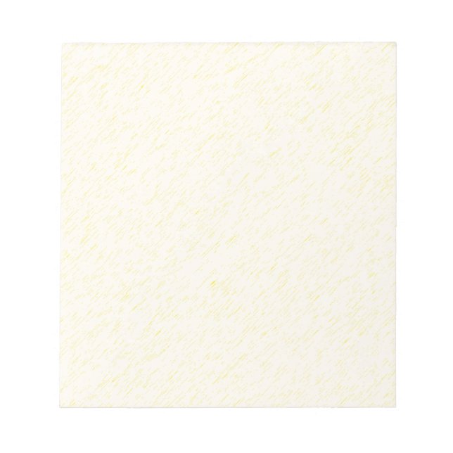 Lemon Zest print - yellow faun accessories custom Notepad (Front)