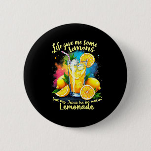 Lemonade Bible Life Gave Me Some Lemons Jesus Maki 6 Cm Round Badge