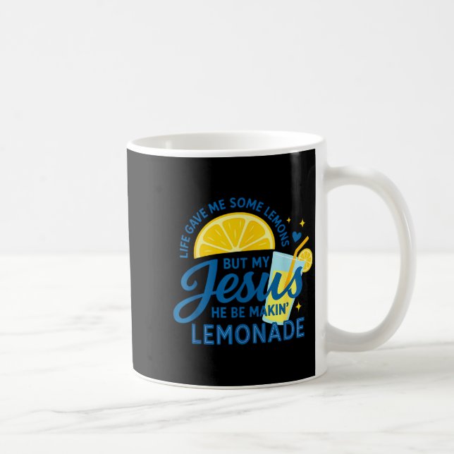 Lemonade Christian Apparel Religious Jesus  Coffee Mug (Right)