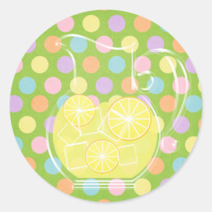 Lemonade Classic Round Sticker