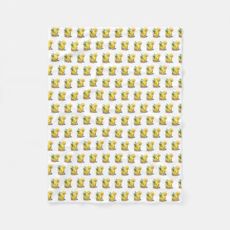 Lemonade Cocktail Drink Fleece Blanket