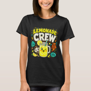 Lemonade crew funny cute kids lemonade stand T-Shirt