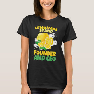 Lemonade Crew Funny Stand Gifts for Kids Lemon Lov T-Shirt
