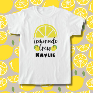 Lemonade Crew Personalised Lemonade Stand T-Shirt