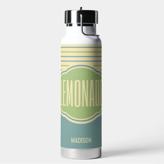 “Lemonade”  custom name Water Bottle (Left)