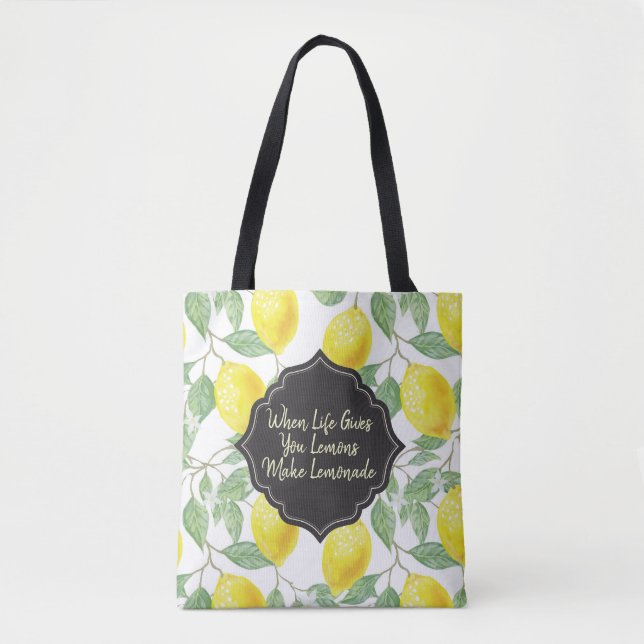 Lemonade (Customisable) Tote Bag (Front)
