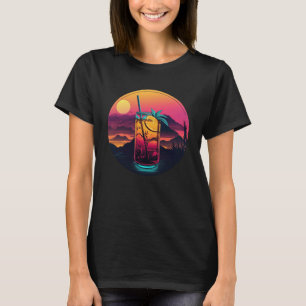 Lemonade Iced Tea Synthwave 80s Retrowave Aestheti T-Shirt