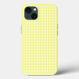 Lemonade Modern Houndstooth at Emporiomoffa iPhone 13 Case