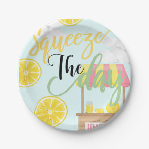 Lemonade party, Squeeze the day, Sweet Birthday Paper Plate