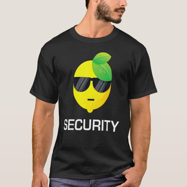 Lemonade Security Sunglasses Lemon Fruit Summer Fu T-Shirt (Front)