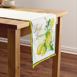 Lemonade short table runner