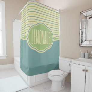 “Lemonade” shower curtain