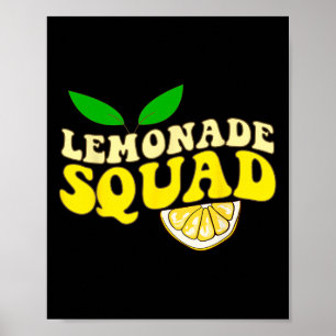Lemonade Squad Funny For Stand Boss Lemon Juice Su Poster