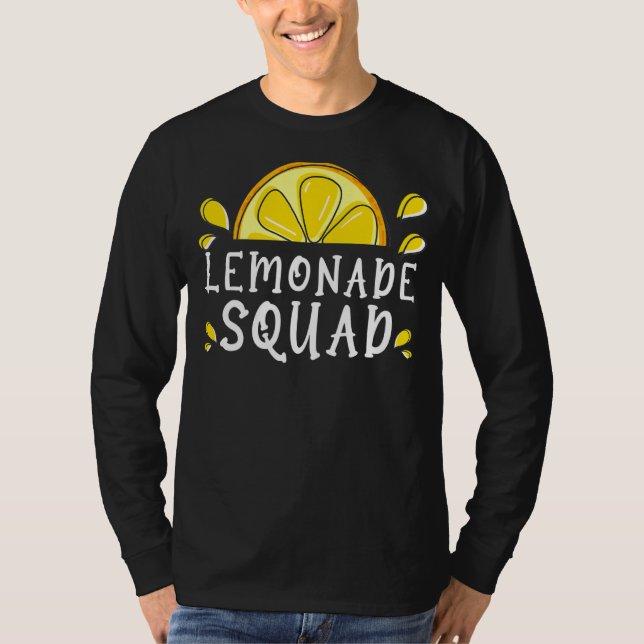 Lemonade Squad Summer Beach Mix Drink T-Shirt (Front)