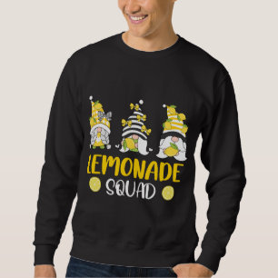 Lemonade Squad Summer Funny Gnomes Lemon Fruit Lov Sweatshirt