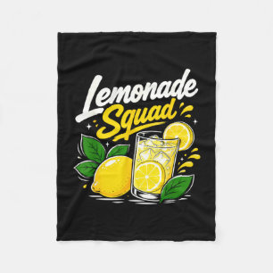 Lemonade squad summer lemon drink lover crew fleece blanket