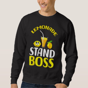 Lemonade Stand Boss Funny lemonade summer Sweatshirt