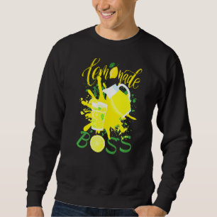 Lemonade Stand Boss Joke Lemon Crush Juice 2 Sweatshirt