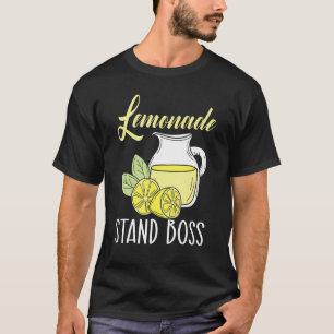 Lemonade Stand Boss Lemon Fruit Business T-Shirt