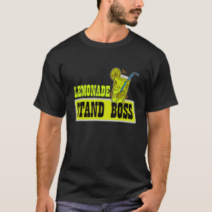 Lemonade Stand Boss Lemon Juice Business T-Shirt