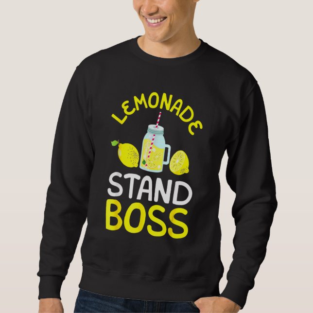 Lemonade Stand Boss Lemon Juice Sweatshirt (Front)