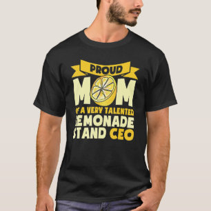 Lemonade Stand Business Boss Sell Lemon Juice Crew T-Shirt