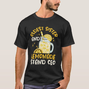 Lemonade Stand Business Boss Sell Lemon Juice Crew T-Shirt