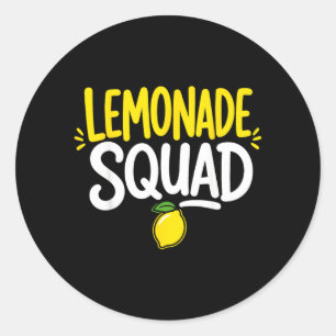Lemonade Stand Crew Lemonade Squad Classic Round Sticker